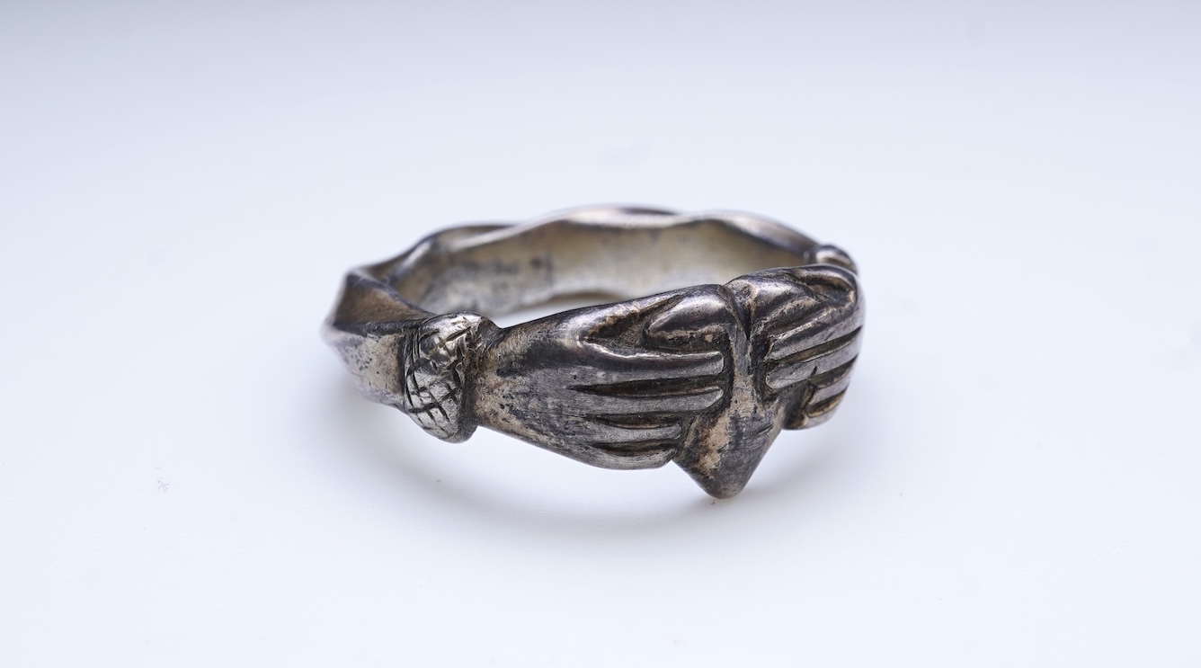 A fede ring, 15th/16th century